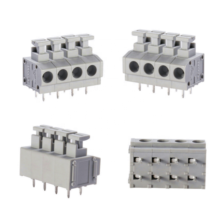 Spring terminal blocks KF250-2.5/3.5 KF235-5.0 5.08 screwless terinal blocks wire connector