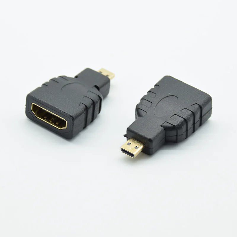 Micro HDMI Male to HDMI Female Type D Male Gold Extension Adapter F/M Converter Connector Cable for HD TV Camera
