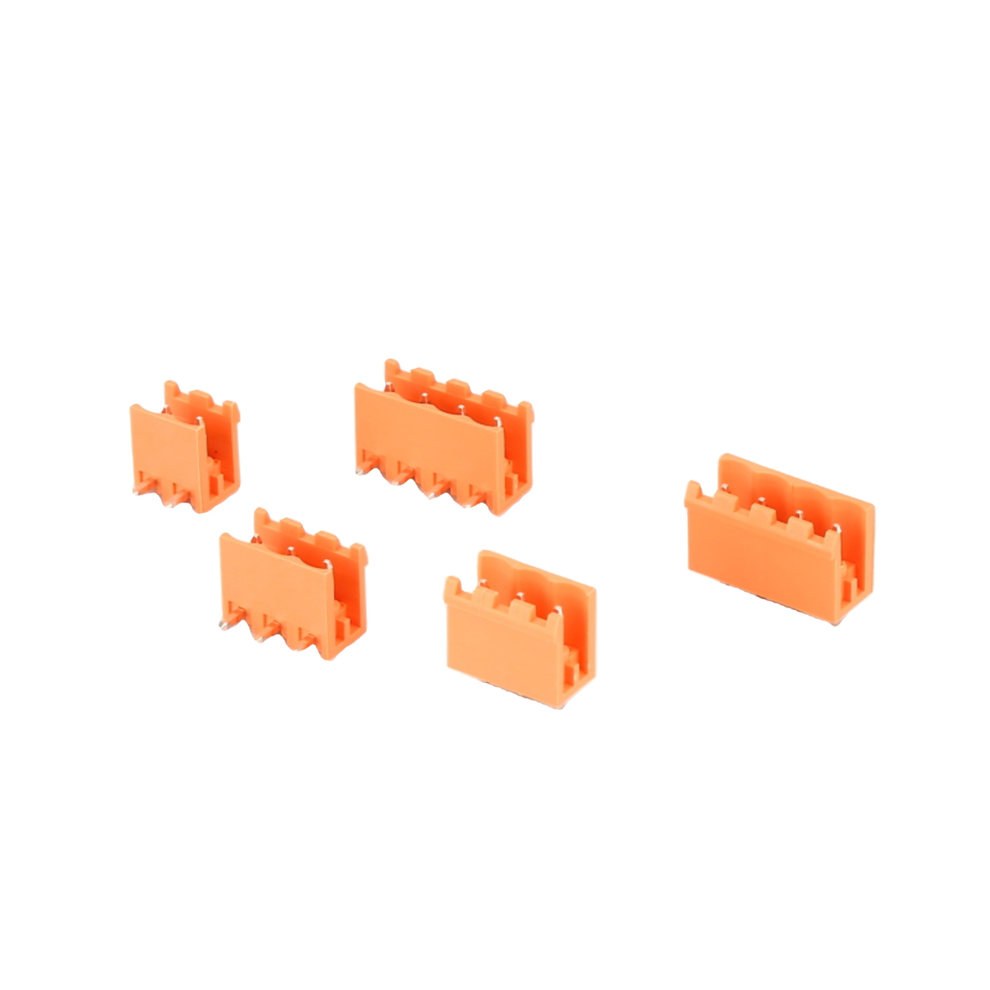 Manufacturer 5.08 pitch plug-in PCB terminal block KF2EDGK-5.08mm Connector terminal Orange and green