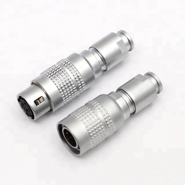 PCB mounting muti-core type 2 to 12 pin connector J series security push-pull self-locking connectors