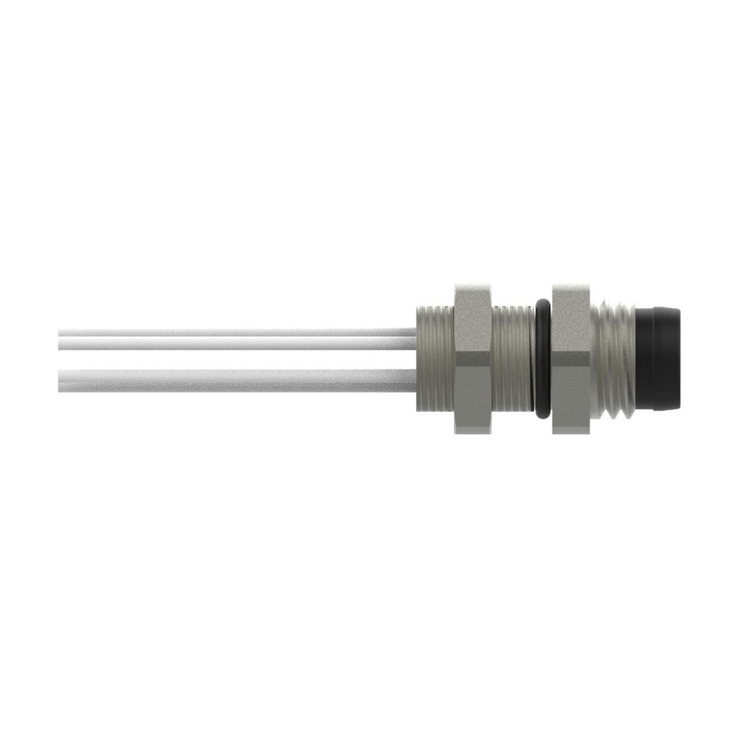 MARVTECH Circular Connector Push Pull Silver IP67 Panel Mount Connector Female 4 Pin IEC