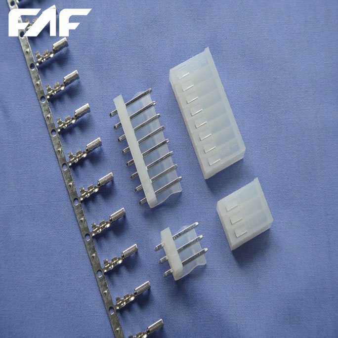 FAF B396003(8095) Female Male Nylon 66/Phosphor Bronze/Brass 3.96mm Pitch Wire To Board Connector 3-15p Housing