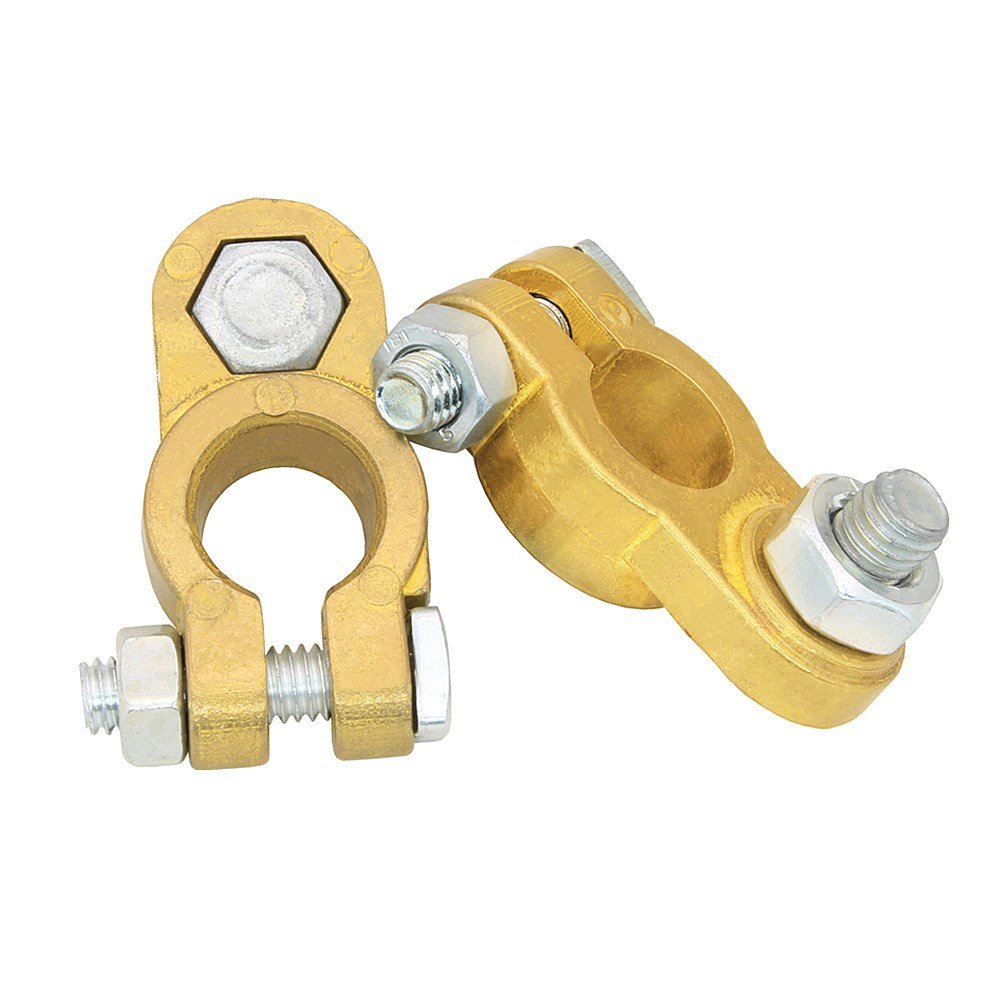 Pure Copper Screw Stud Battery Terminal Set Battery Terminal Connector Clamp