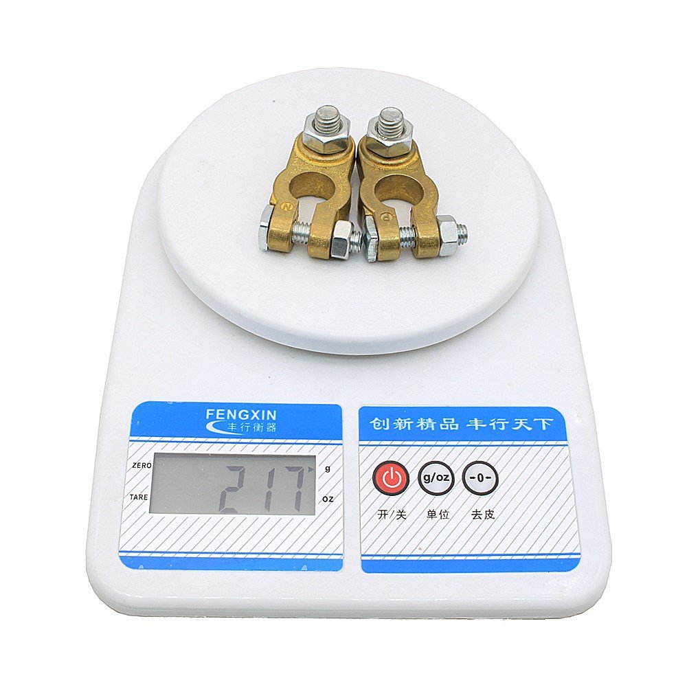 Pure Copper Screw Stud Battery Terminal Set Battery Terminal Connector Clamp
