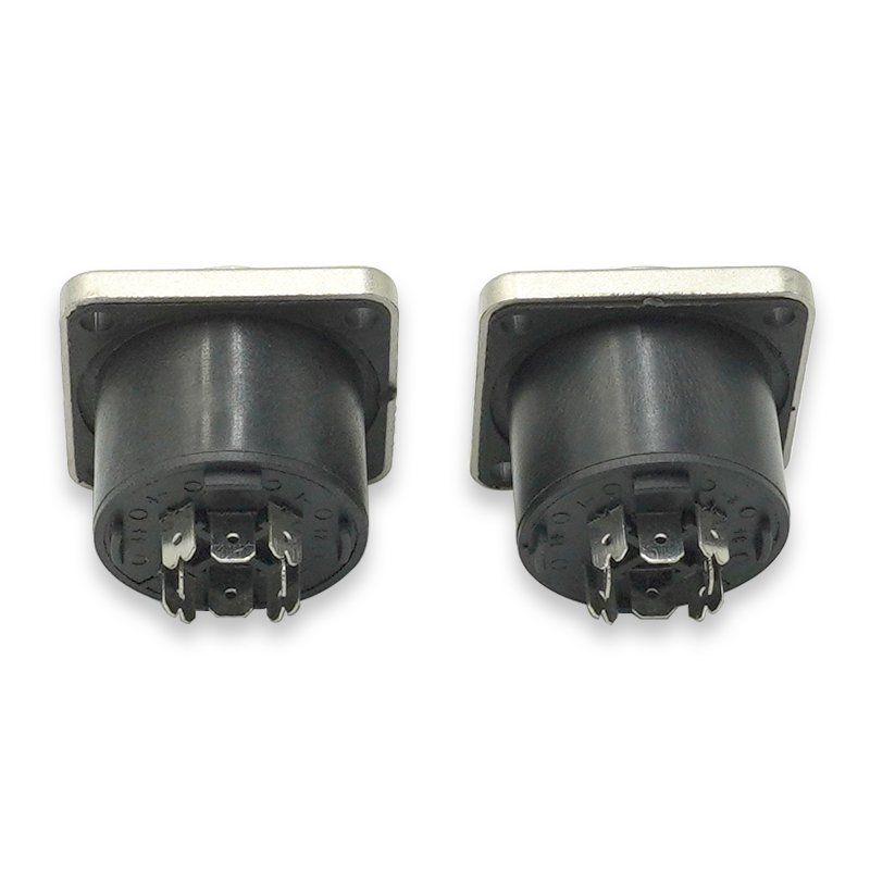 Professional Speakon Female Socket Led Speakon Connector 8 Polos Speaker Female Socket 8 Pin Female Socket Panel Mount