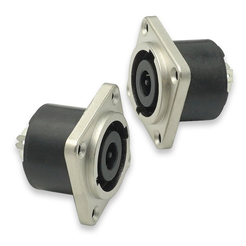 Professional Speakon Female Socket Led Speakon Connector 8 Polos Speaker Female Socket 8 Pin Female Socket Panel Mount