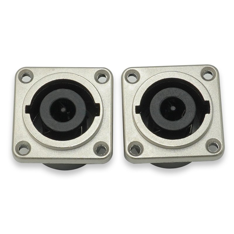 Professional Speakon Female Socket Led Speakon Connector 8 Polos Speaker Female Socket 8 Pin Female Socket Panel Mount