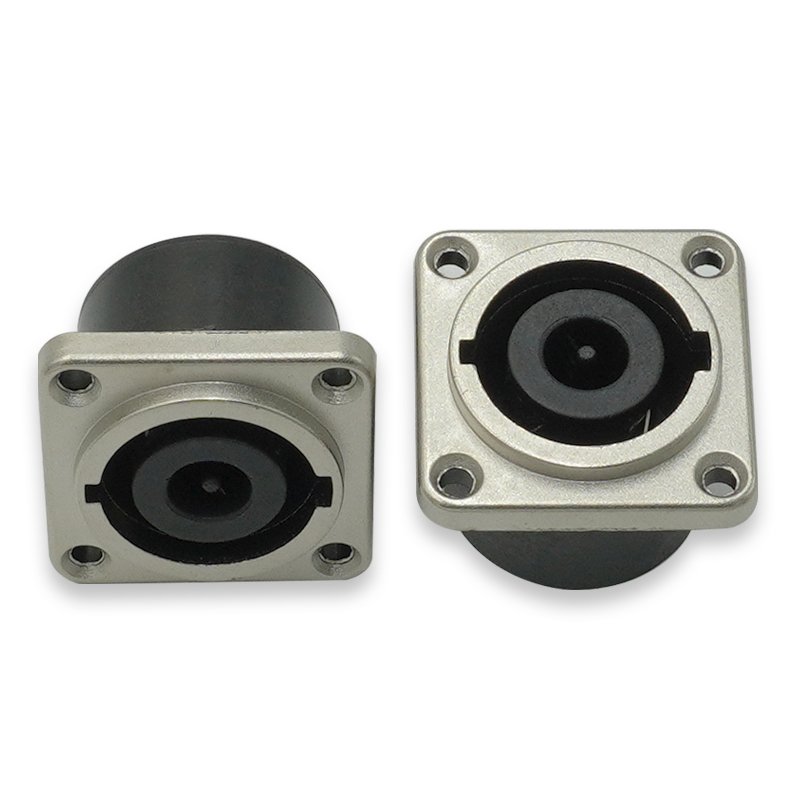 Professional Speakon Female Socket Led Speakon Connector 8 Polos Speaker Female Socket 8 Pin Female Socket Panel Mount