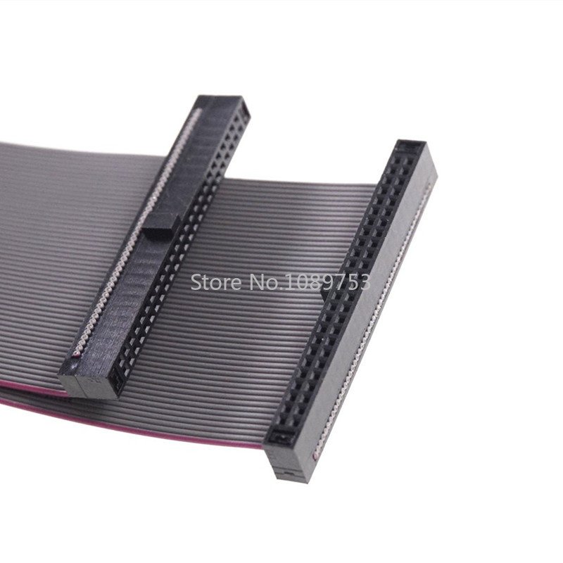 1.27mm Pitch 30cm 6P 10P 14P 16P 20P JTAG ISP Download Cable Gray Flat Ribbon Data Cable For 1.27mm Connector