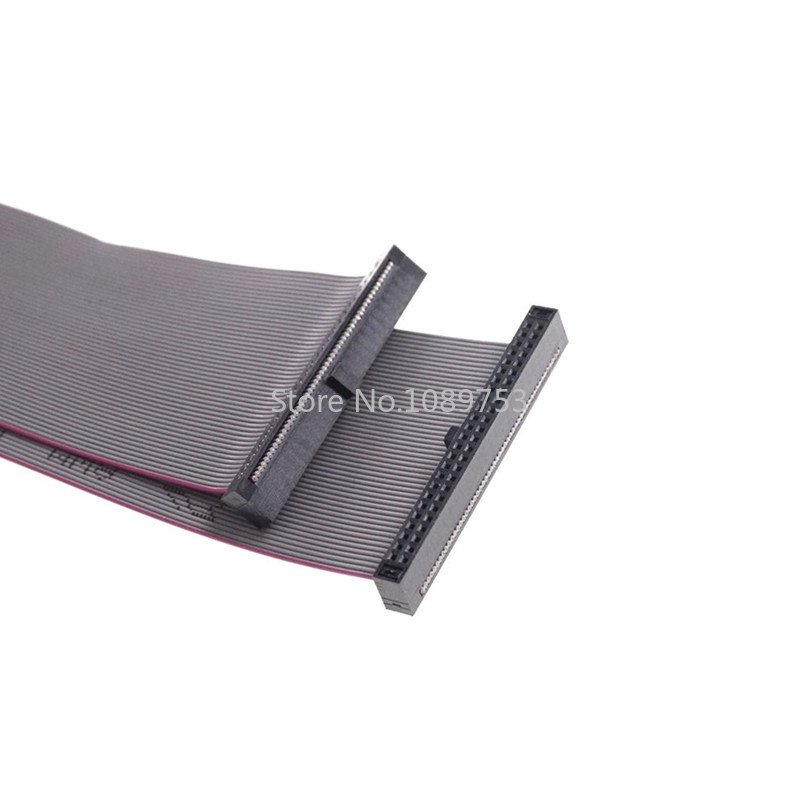 1.27mm Pitch 30cm 6P 10P 14P 16P 20P JTAG ISP Download Cable Gray Flat Ribbon Data Cable For 1.27mm Connector