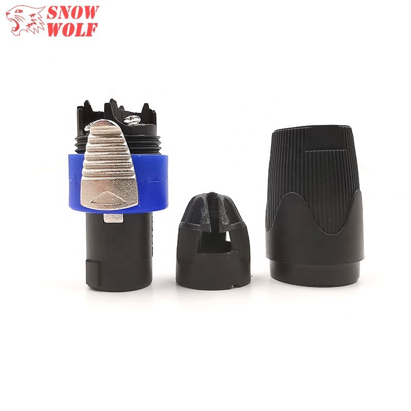 4 pole NL2FX Speakon Cable Connectors for Loudspeaker