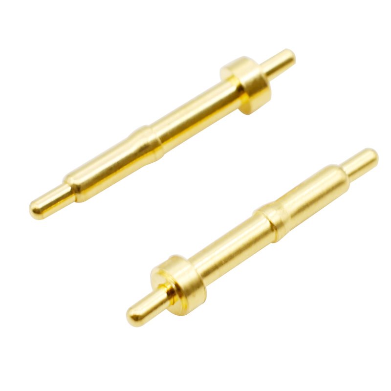 Probe Pogo Pin Socket Gold Plated Custom Precision Brass Male Watch OEM Male Connector Female Connector 2 Pin Yellow ROHS Set