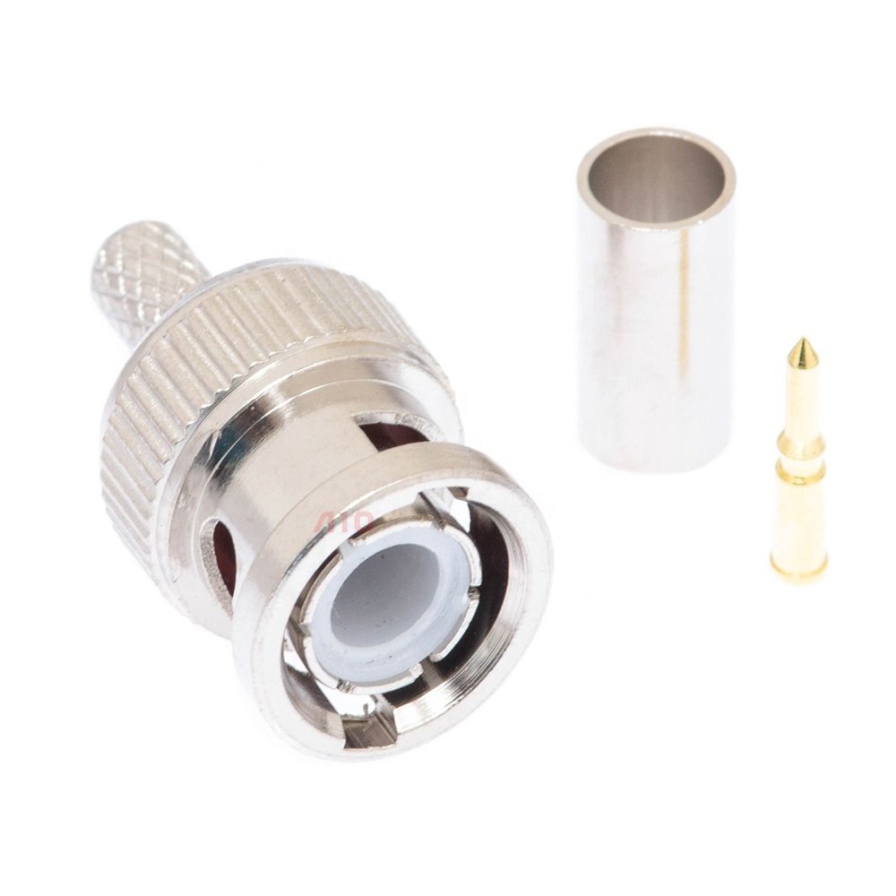 UG-1094/U Straight Receptacle Jack Solder Cup Panel Chassis Bulkhead Front Mount 50 Ohm BNC Female RF Coaxial Connector for 5G