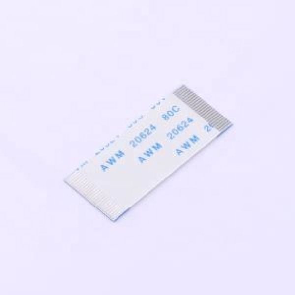 0.3mm 8P 0.5mm Same Side 10cm P=0.5mm FFC Cable (Flexible Flat Cable) Connector JS05A-08P-100-4-8