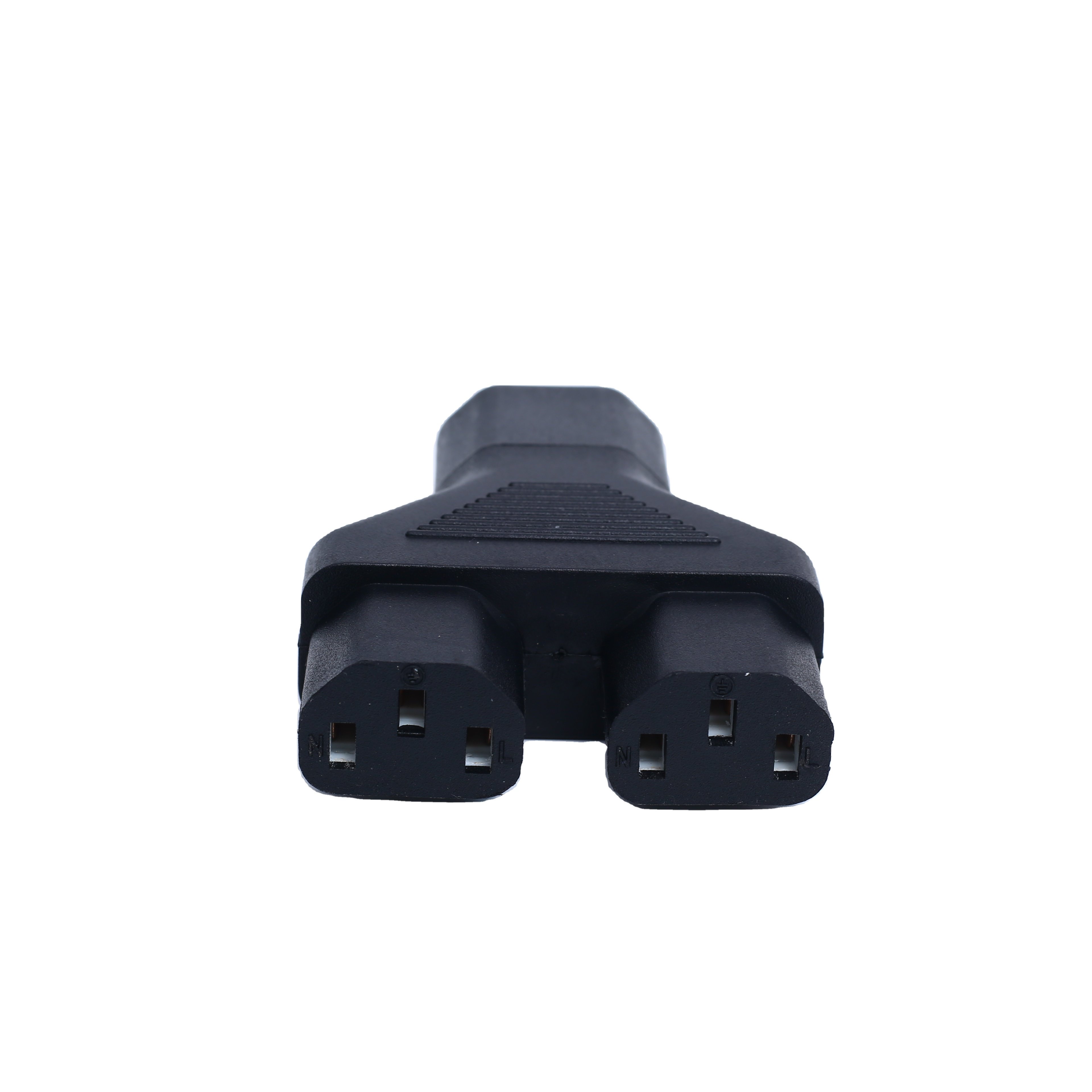 IEC320 IEC 320 C14 Male to Double C13 Female Y Type Splitter Extension Power Adapter adaptor connector