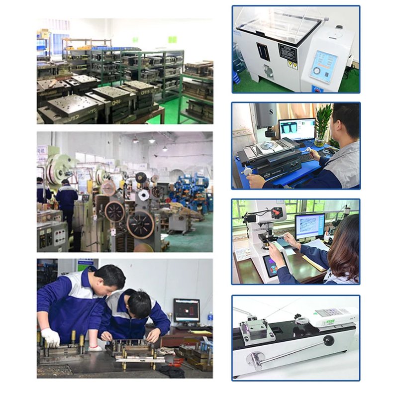 QWT 110 187 205 250 chain crimp wire cable electrico terminales female non insulated spade connectors terminal with lock