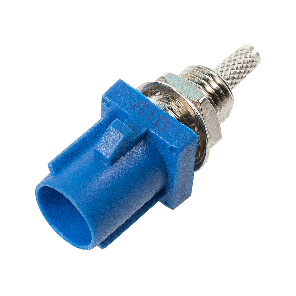 Male Female Fakra C Code Crimp Connector for Automotive GPS Telematics Navigation