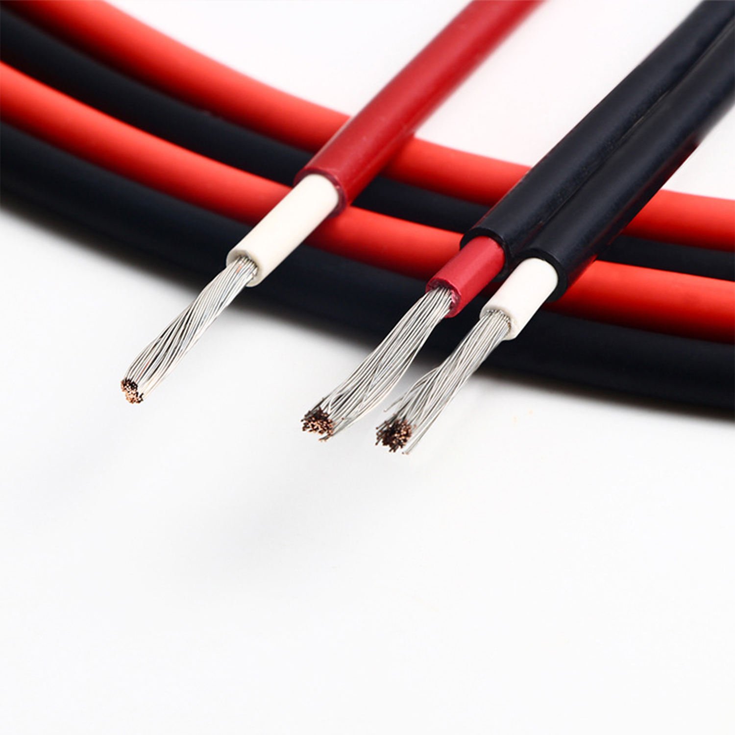 Solar cable PV1-F Solar Connector Cable Sunlight Resistant Single Core DC 4mm 6mm XLPE With TUV Standard