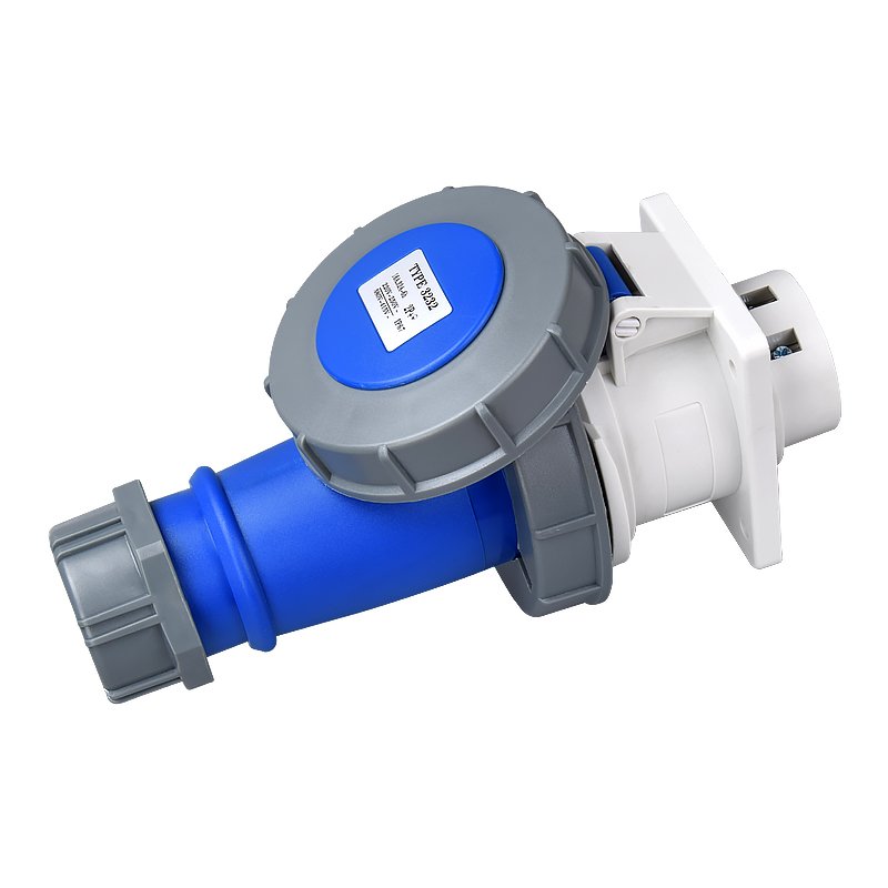 16A 3/4/5P Wall Socket Industrial Connector Socket ABS Industrial Straight Socket IP67
