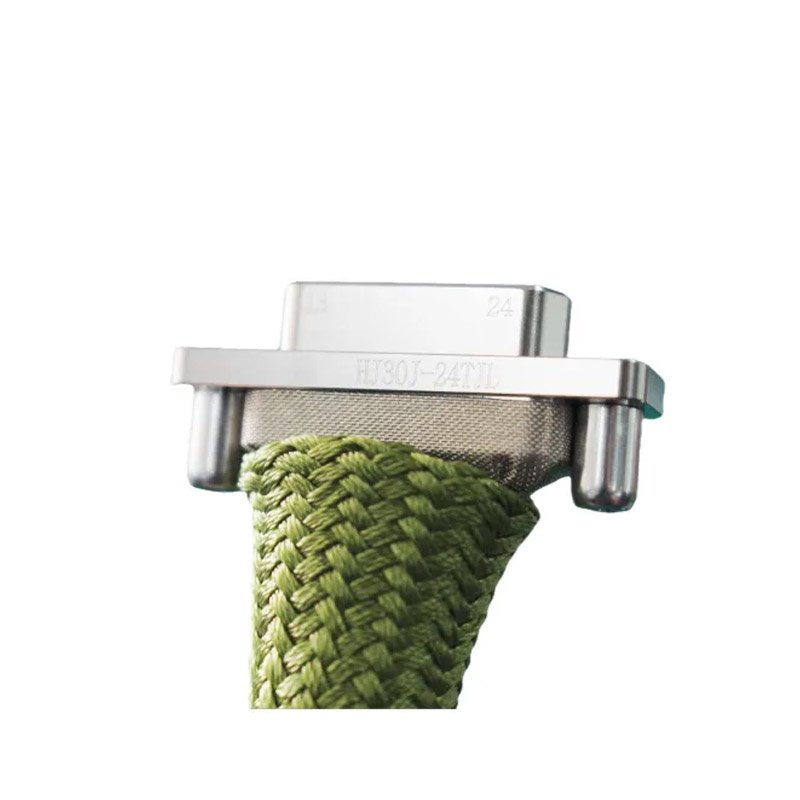 HJ30J-12TJNP105 6 Pin Rectangular Connector Male Female Custom Machine Cable 60 Core Heavy Duty Connector