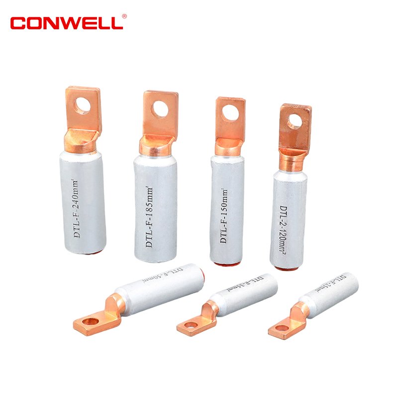 Bimetal cable lug DTL type copper and aluminum dtl terminal lug crimped connector