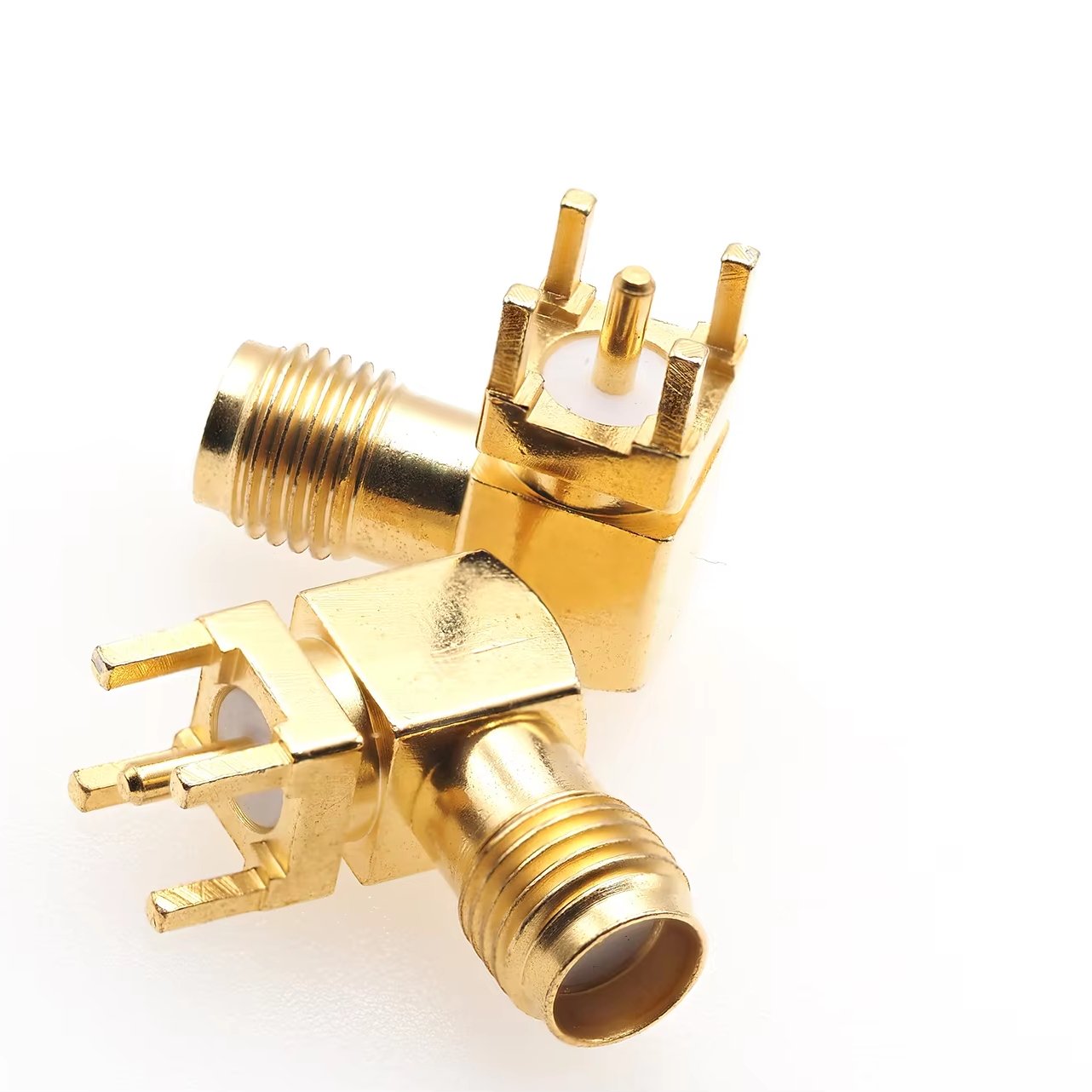 Electronic components SMA-KWE14.5 outer screw inner hole RF coaxial connector SMA day PCB socket for wire base
