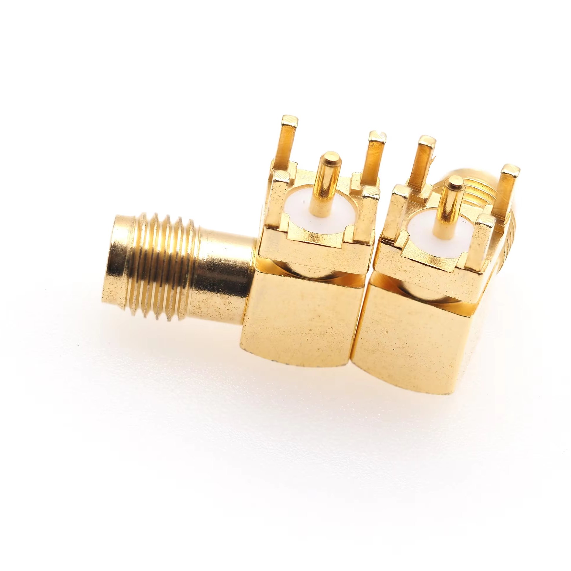 Electronic components SMA-KWE14.5 outer screw inner hole RF coaxial connector SMA day PCB socket for wire base