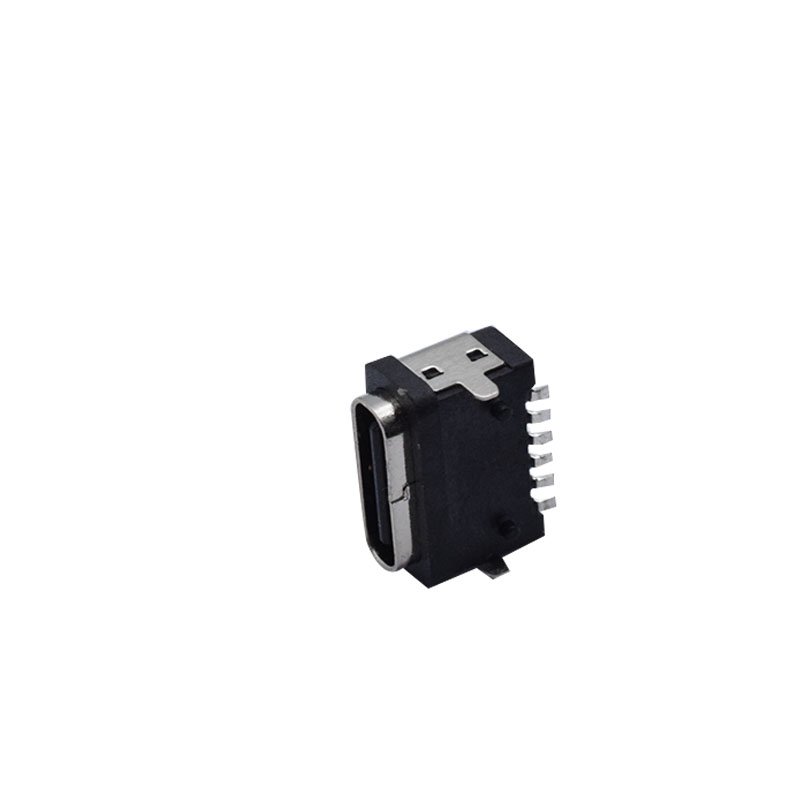 Factory direct hot selling Waterproof 6pin SMT usb Type C Female Connector