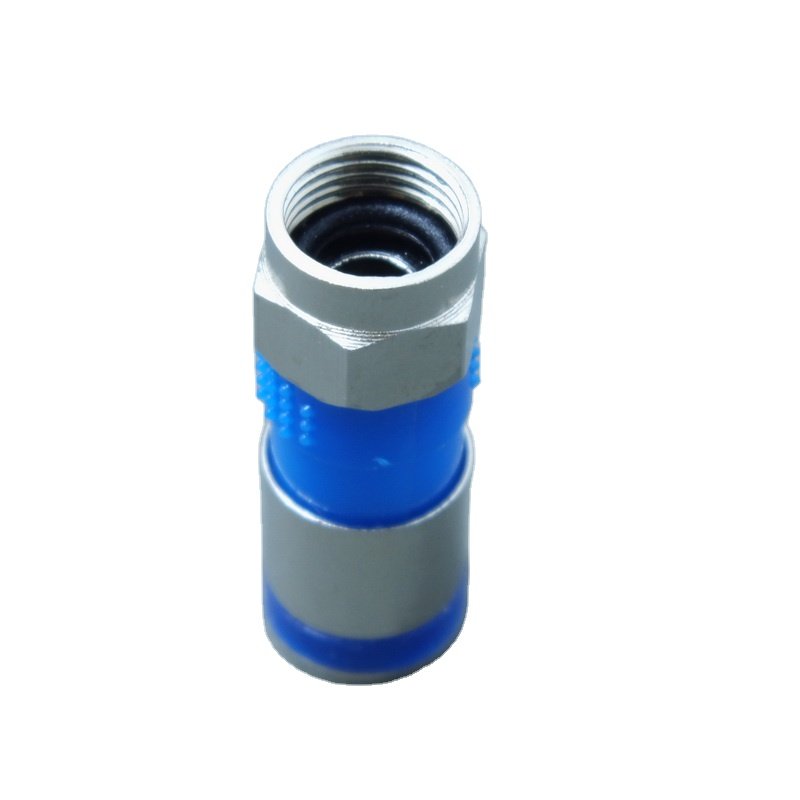 Antenna wire electrical waterproof CATV Rf coaxial 75ohm F type compression connector for RG6 cable
