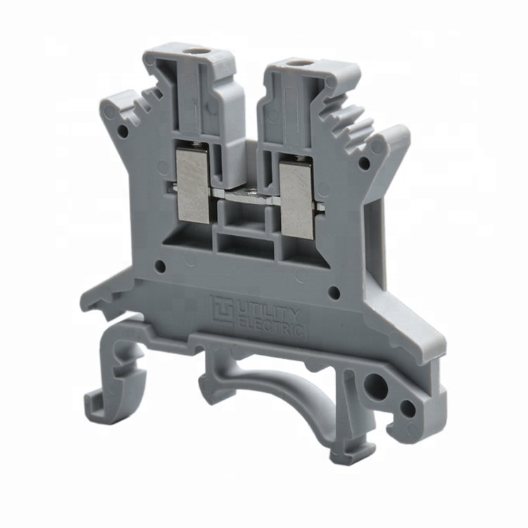 1.5mm2 PA66 Copper Block Wire Connector Screw DIN rail Terminal Block