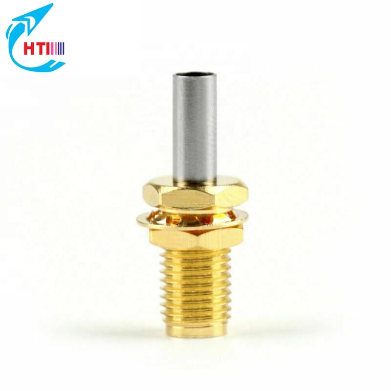 rf adaptor Factory price RF SMA Jack Bulkhead Nut Straight Crimp for LMR100 /RG316 /RG174 sma rg316 female Connector