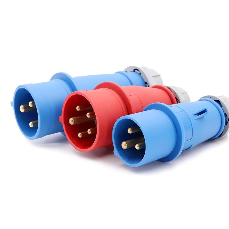 IEC60309 32A 4-Pin 400V IP44 Cable Connector Coupler Caravan Industrial plug and socket 230V 32a 3pin