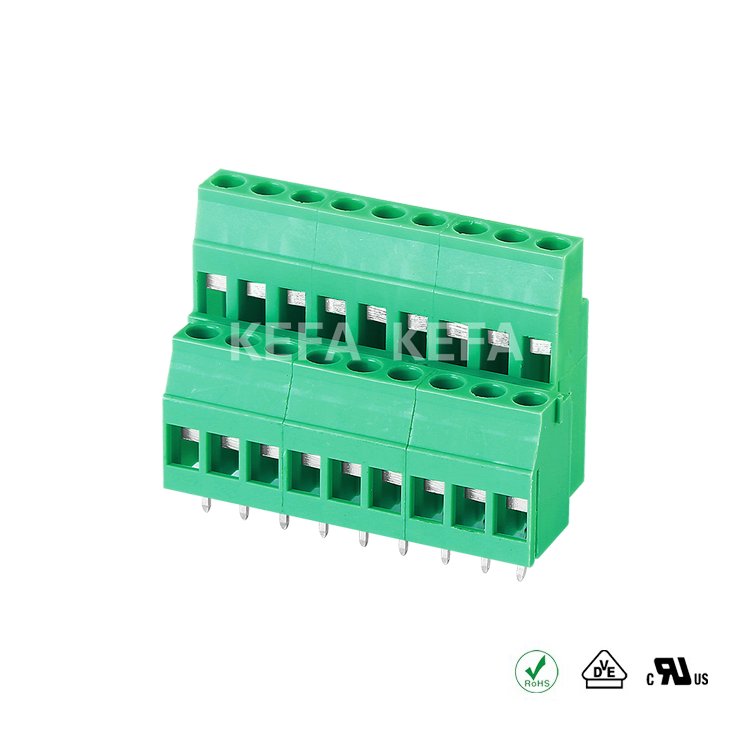 KF129A-5.0/5.08 5.08mm Pitch Quality Spring Type Pcb Terminal Block Connector