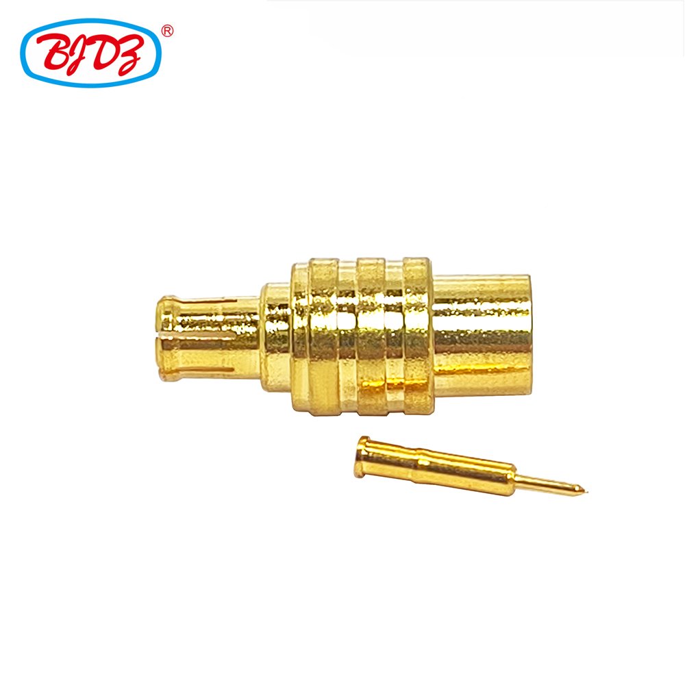 Manufacturer supply gold plated MCX male Plug straight for RG402 RG-402 RG141 SS402 SS-402 Cable RF Coax Coaxial connectors
