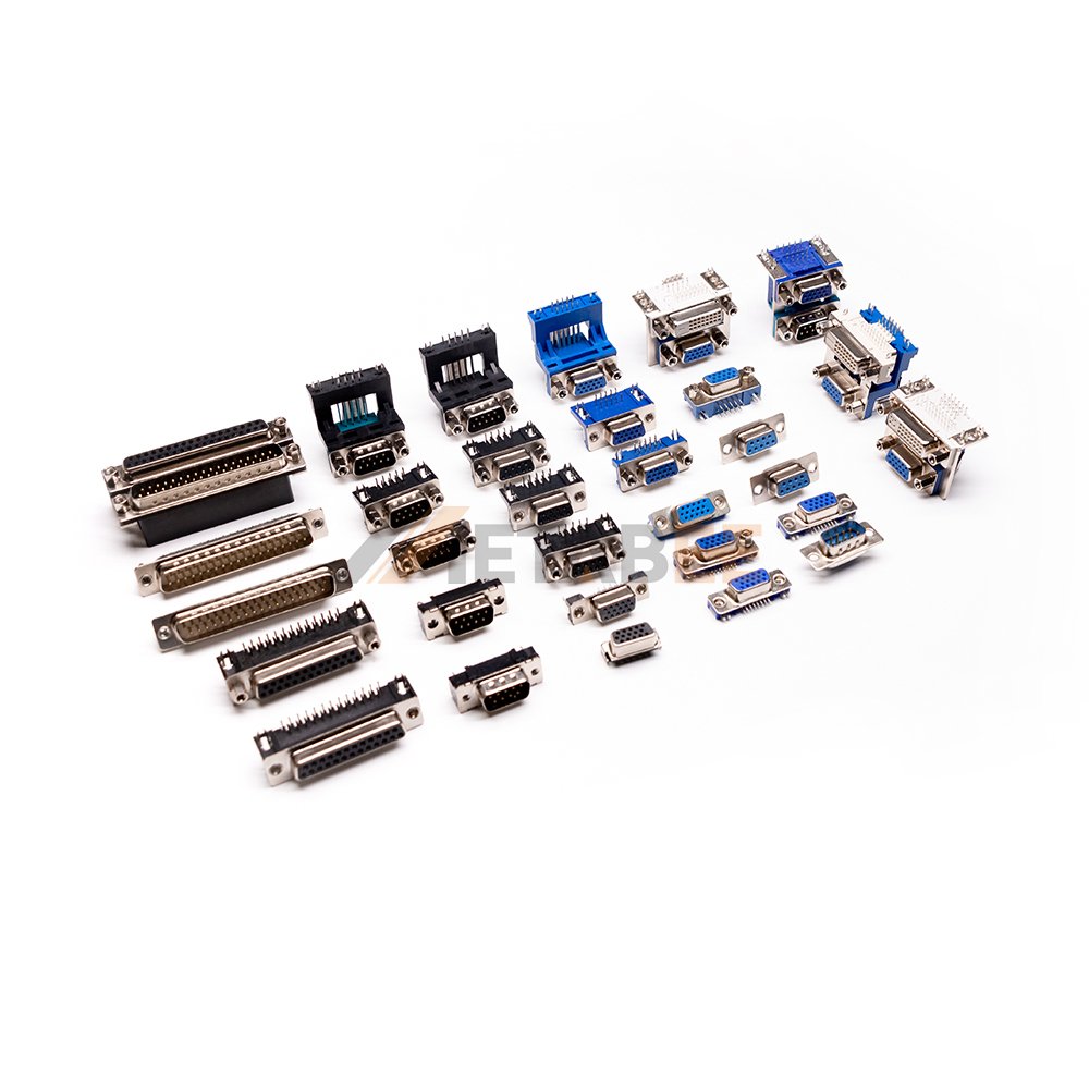 D-sub Connector DB9 DB15 DB25 DB26 DB37 DB44 DB50 DB62 DB78 D SUB to 9 15 25 26 37 44 50 62 78 Pin Male Female Cable Serial Dsub