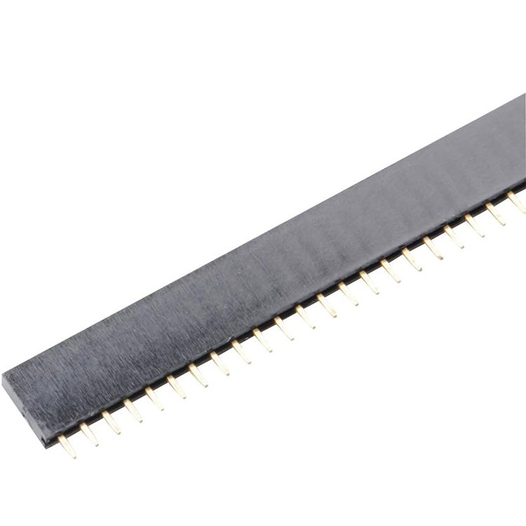 Straight Single Row 2.54mm Female 40 Pin Header for PCB Board Arduino connector