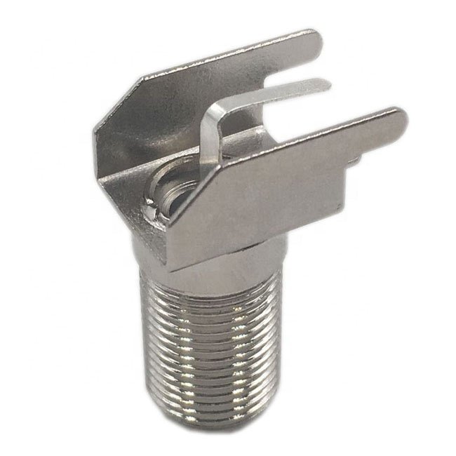 factory direct PCB Mount RF coaxial female F type connector