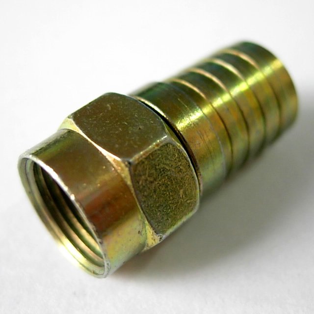 Crimp on F connector RG6 with O-ring Coaxial cable connector