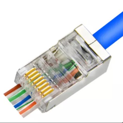 Cat6 Cat6A Rj45 Connector Pass Through
