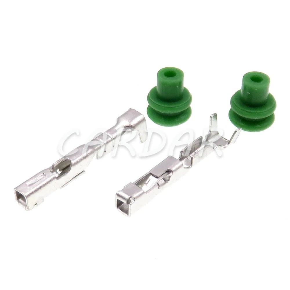 1 Set 4 Pin 1.5 Series Yellow Auto Plastic Housing Wiring Socket Waterproof Connector Auto Accessories