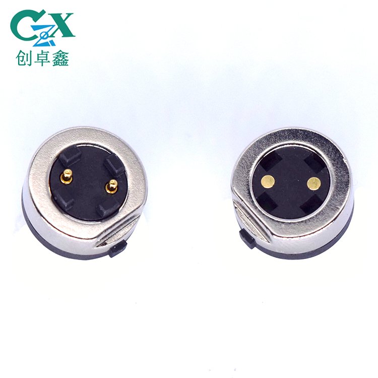 2pin Pogo Pin Male Female Magnetic Cable Connector