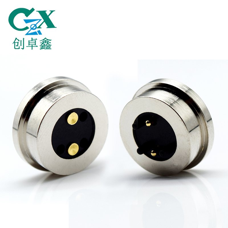 2pin Pogo Pin Male Female Magnetic Cable Connector