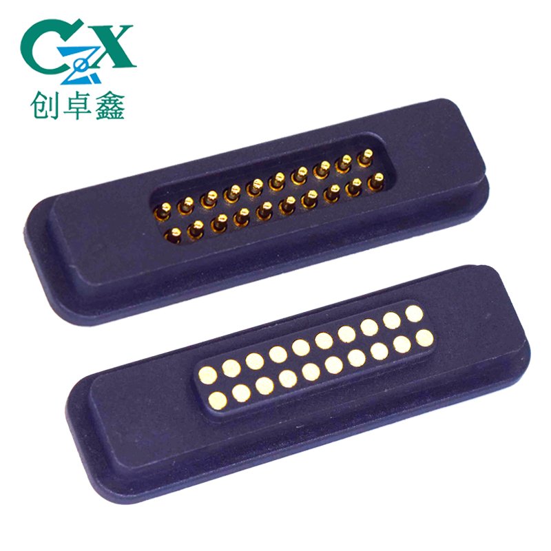 2pin Pogo Pin Male Female Magnetic Cable Connector