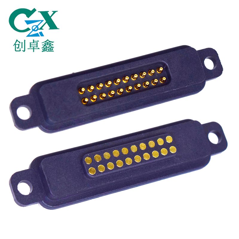 2pin Pogo Pin Male Female Magnetic Cable Connector