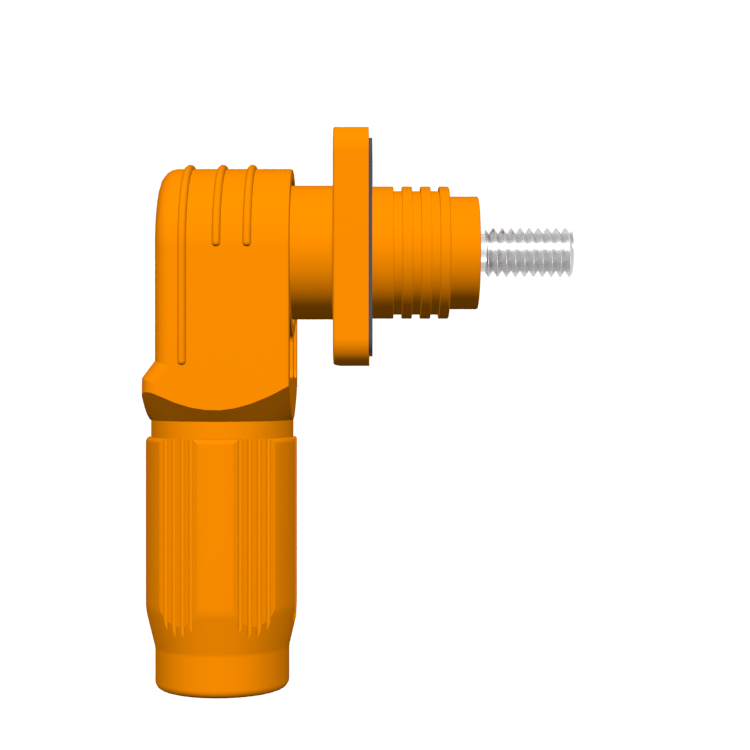 Insulated Plastic 8mm Contact Negative Pole Plug Socket 150A 200A High Current Battery Energy Storage Power Cable Connector