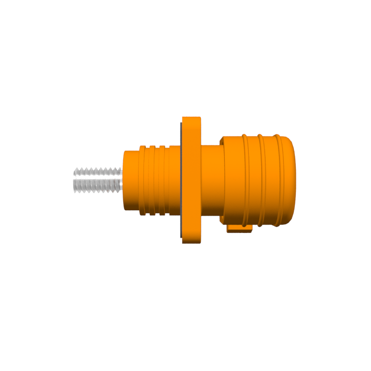 Insulated Plastic 8mm Contact Negative Pole Plug Socket 150A 200A High Current Battery Energy Storage Power Cable Connector