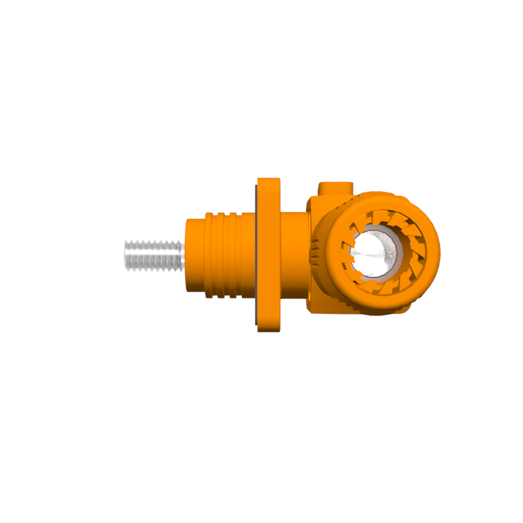 Insulated Plastic 8mm Contact Negative Pole Plug Socket 150A 200A High Current Battery Energy Storage Power Cable Connector