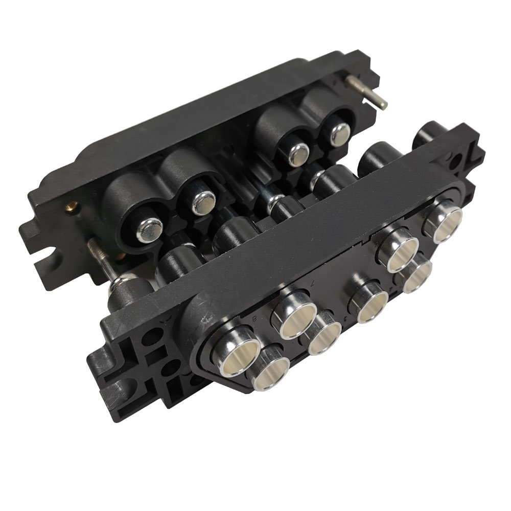 Power distribution terminal blocks 600v 175a male and female crimp type module drawer connector for ups power