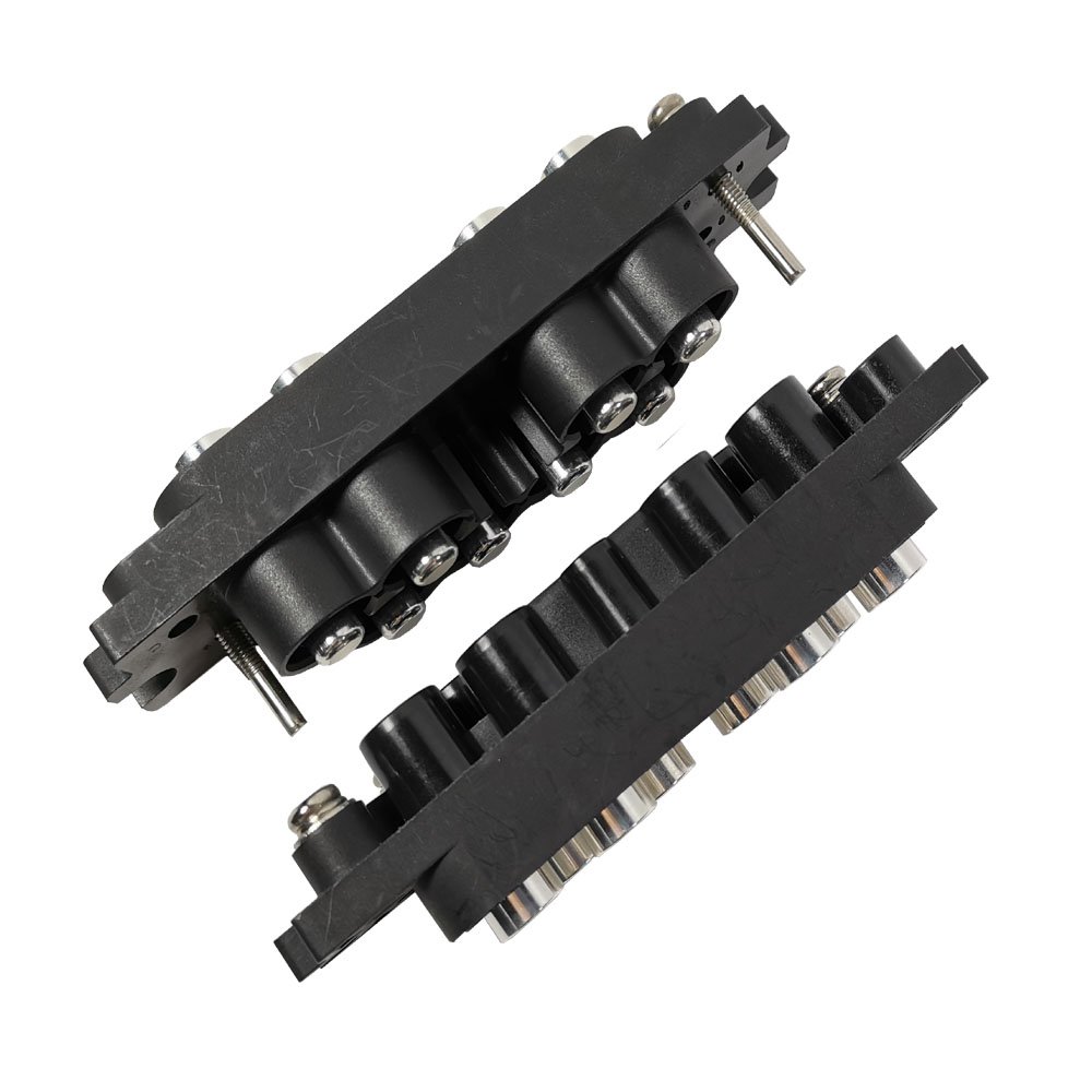 Power distribution terminal blocks 600v 175a male and female crimp type module drawer connector for ups power