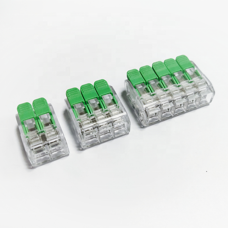 New Oj-263 Terminal Block 3 Pins Clamp Splicing Connector Cable Wire Connector 222 Connector